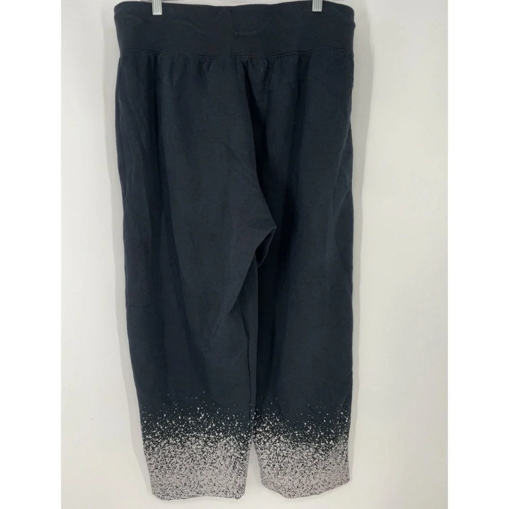 Air Jordan Reflective Baggy Fleece Sweatpants Relaxed Fit Midnight Black Men 2XL